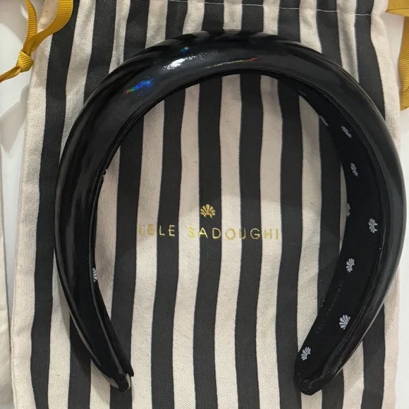 Lele Sadoughi | Accessories | Lele Sadoughi Black Glossy  display picture 2